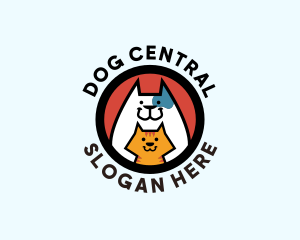 Cat Dog Shelter logo design