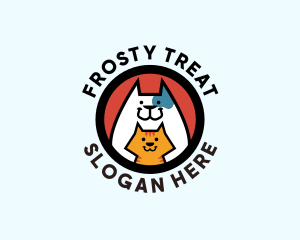 Cat Dog Shelter logo design