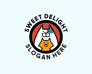 Cat Dog Shelter logo design