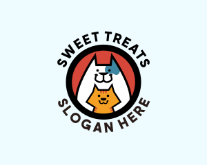 Cat Dog Shelter logo design