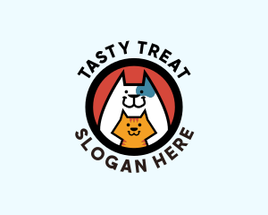 Cat Dog Shelter logo design