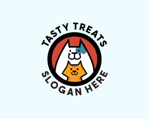 Cat Dog Shelter logo design