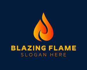 Flaming Fire Energy logo design