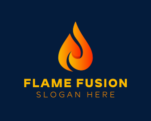 Flaming Fire Energy logo design