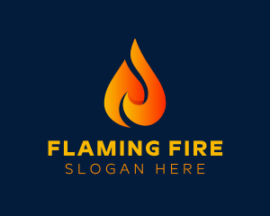 Flaming Fire Energy logo design