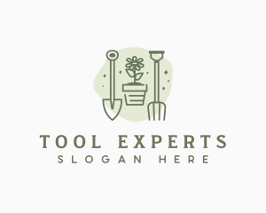 Gardening Tool Plant logo