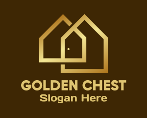 Golden Housing Residence logo design