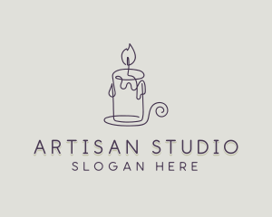 Candle Decor Souvenir  logo design