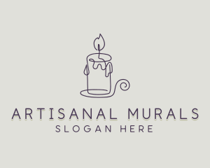 Candle Decor Souvenir  logo design