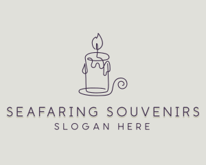 Candle Decor Souvenir  logo design