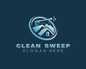 Roof Gutter Cleaning logo design