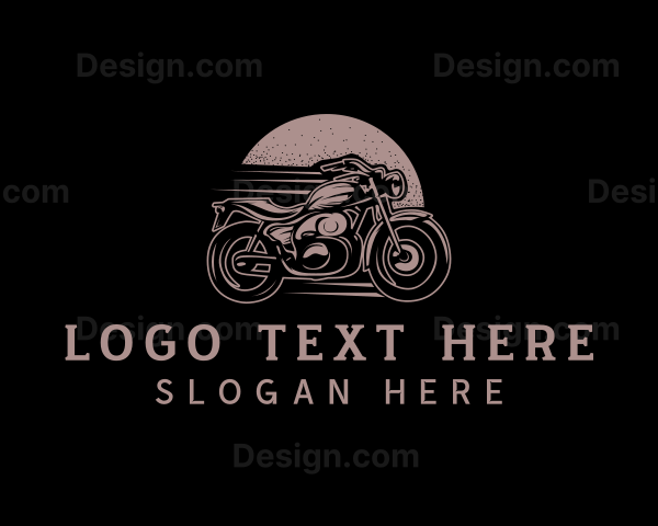 Motorcycle Racing Vehicle Logo