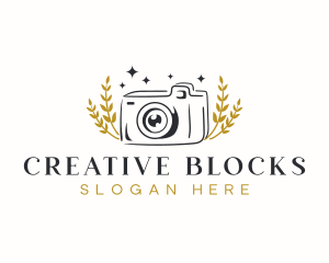 Camera Leaf Photography logo design