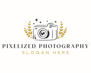 Camera Leaf Photography logo design