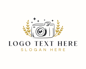 Image - Camera Leaf Photography logo design
