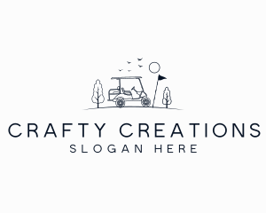 Sports Golf Cart logo design