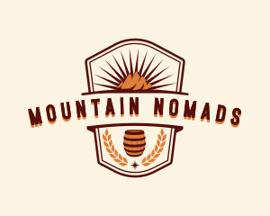 Rustic Mountain Brewery logo design