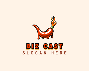 Flame Hot Chili  logo