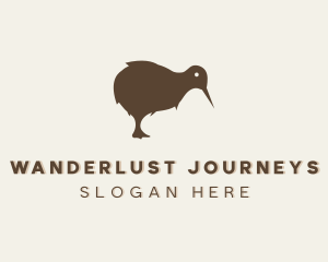 Kiwi Bird Animal Logo