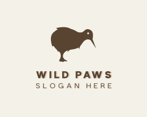 Kiwi Bird Animal logo