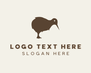 Animal - Kiwi Bird Animal logo design