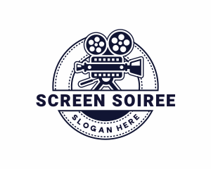 Film Camera Cinema logo design