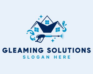 Home Sanitation Housekeeping logo design