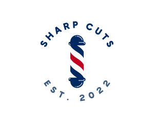Barber Pole Hairdresser logo