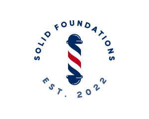 Barber Pole Hairdresser logo