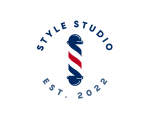 Barber Pole Hairdresser logo