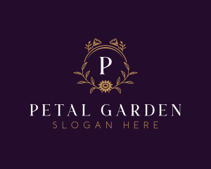 Floral Frame Decoration logo design