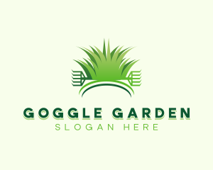 Garden Lawn Rake logo design