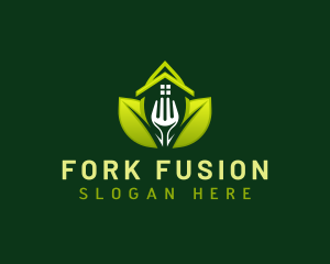 Fork Leaf Restaurant logo design