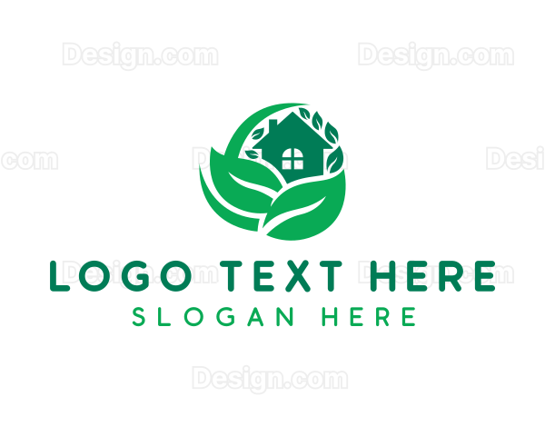 Gardening Leaf Landscaping Logo