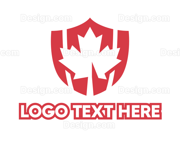 Red Canada Shield Logo