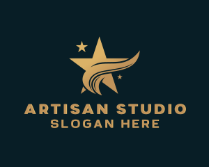 Swoosh Star Entertainment Studio logo design