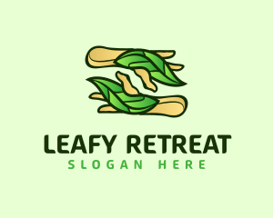 Leaf Hand Spa logo design