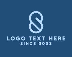 Blue Tech Letter S logo