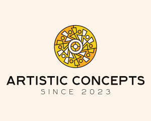 Geometric Abstract Electric logo