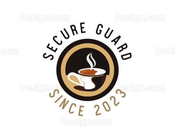Hot Chocolate Coffee Drink Logo