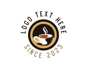 Mocha - Hot Chocolate Coffee Drink logo design