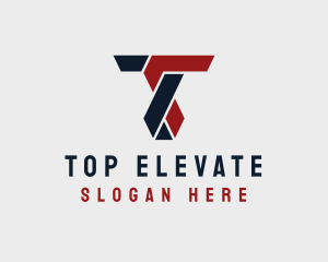 Modern Construction Letter T logo design