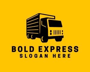 Express Logistics Truck  logo design