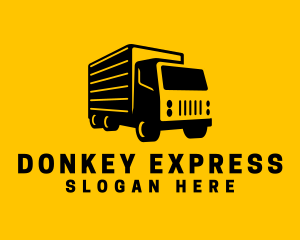 Express Logistics Truck  logo design