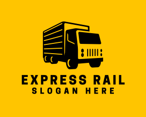 Express Logistics Truck  logo design