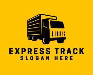 Express Logistics Truck  logo design