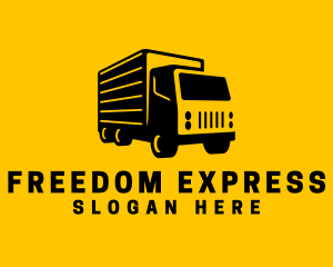 Express Logistics Truck  logo design