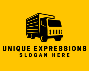 Express Logistics Truck  logo design