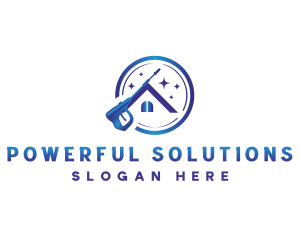 Pressure Washing Sanitation logo design