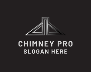 House Roof Chimney logo design